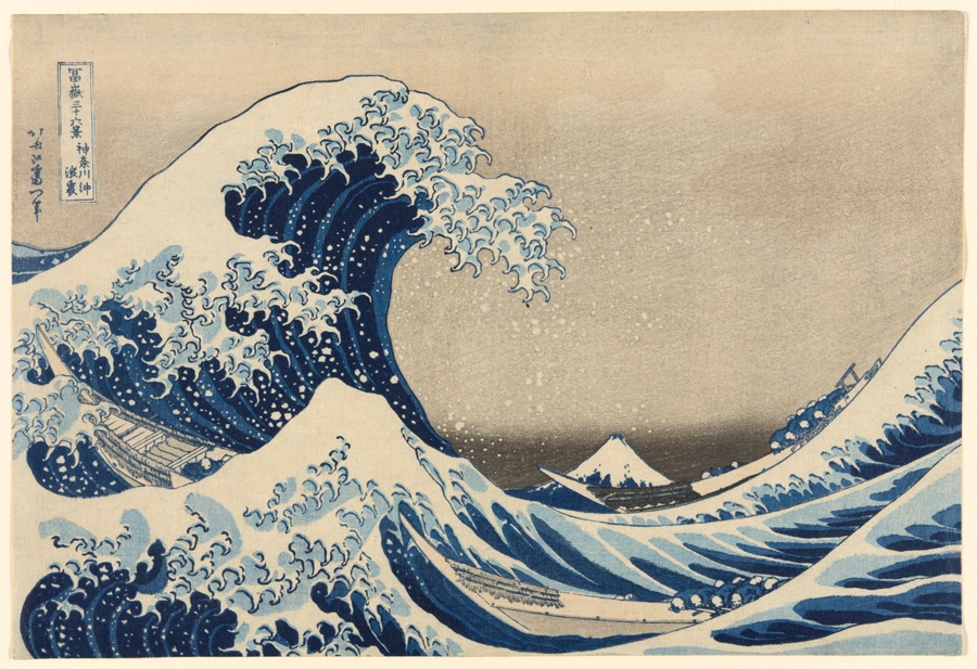 The Great Wave off Kanagawa by Katsushika Hokusai