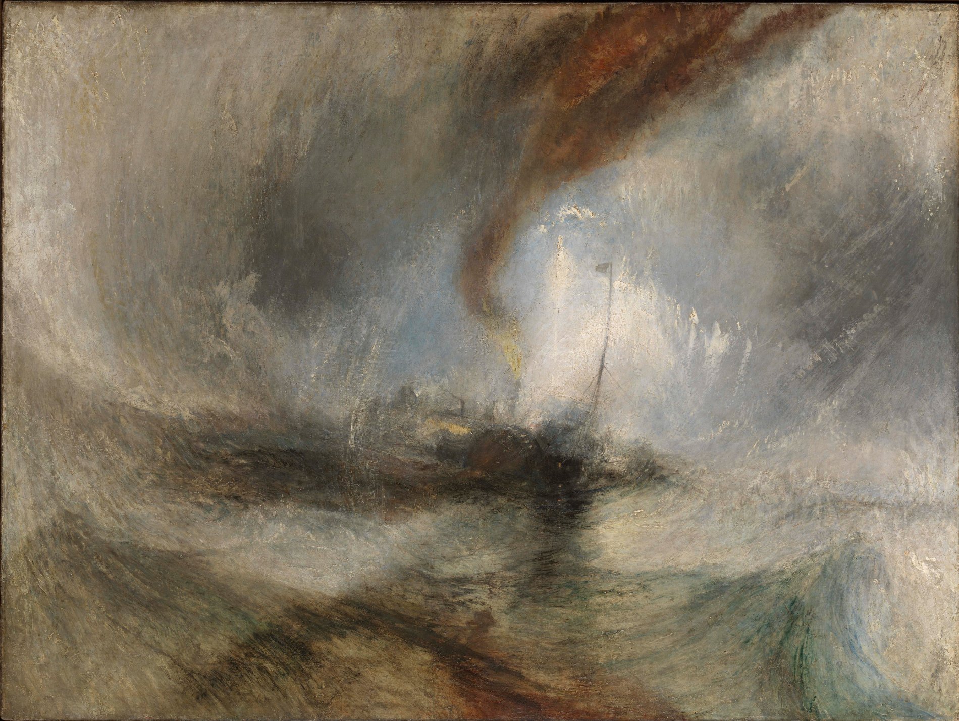 Snow Storm: Steam-Boat off a Harbour's Mouth