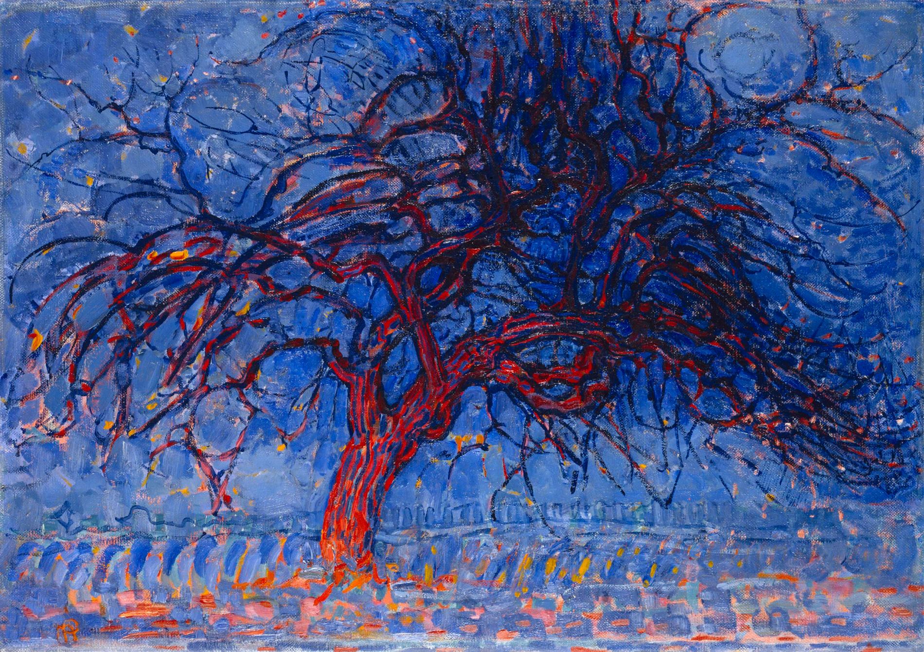 Evening: The Red Tree by Piet Mondrian