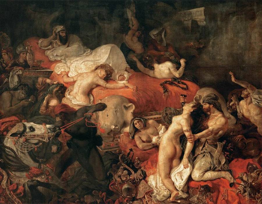 The Death of Sardanapalus by Eugène Delacroix