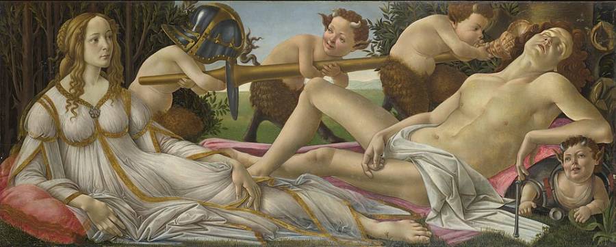 Venus and Mars by Sandro Botticelli