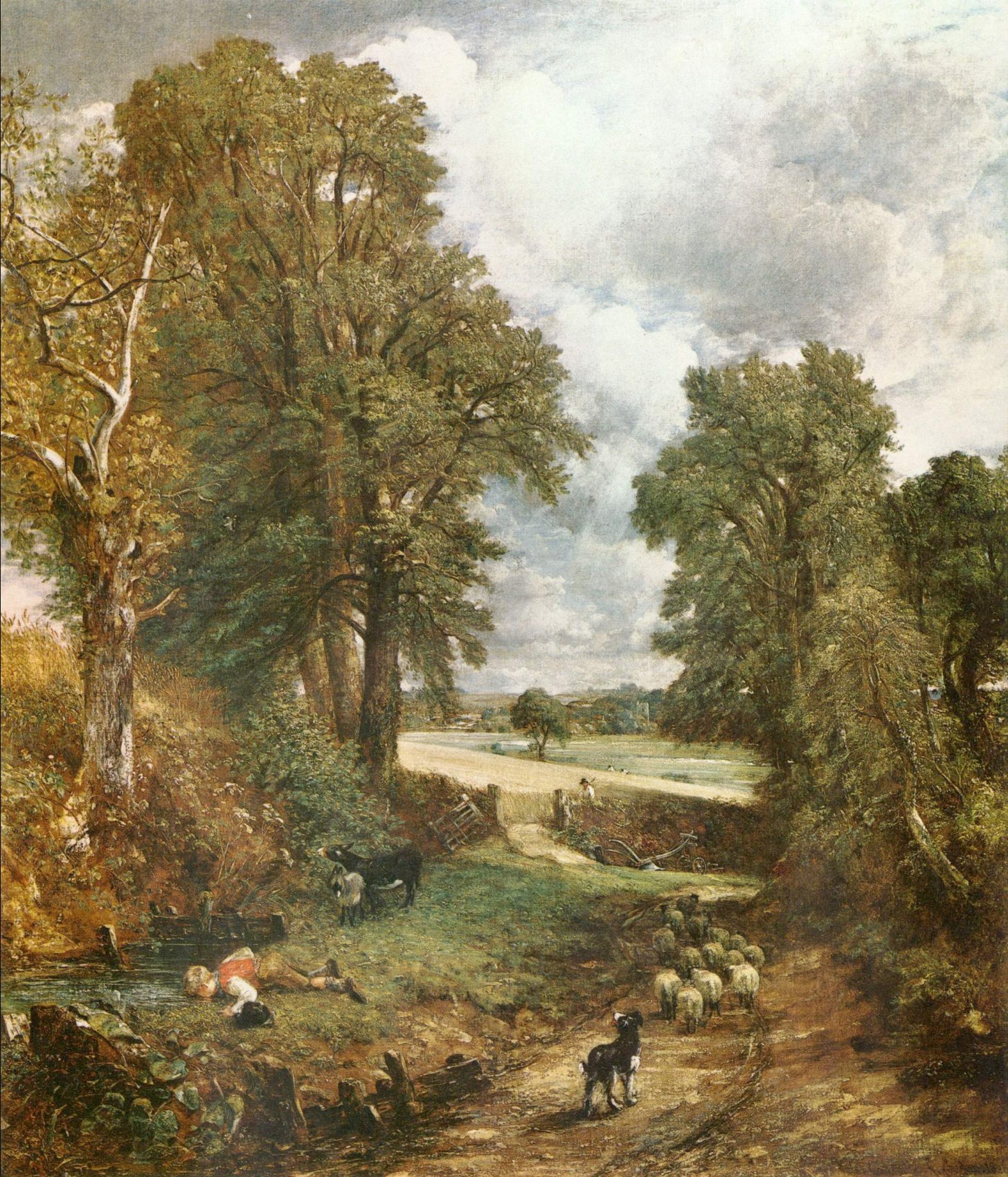 The Cornfield by John Constable